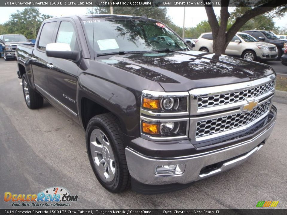 2014 Chevrolet Silverado 1500 LTZ Crew Cab 4x4 Tungsten Metallic / Cocoa/Dune Photo #1