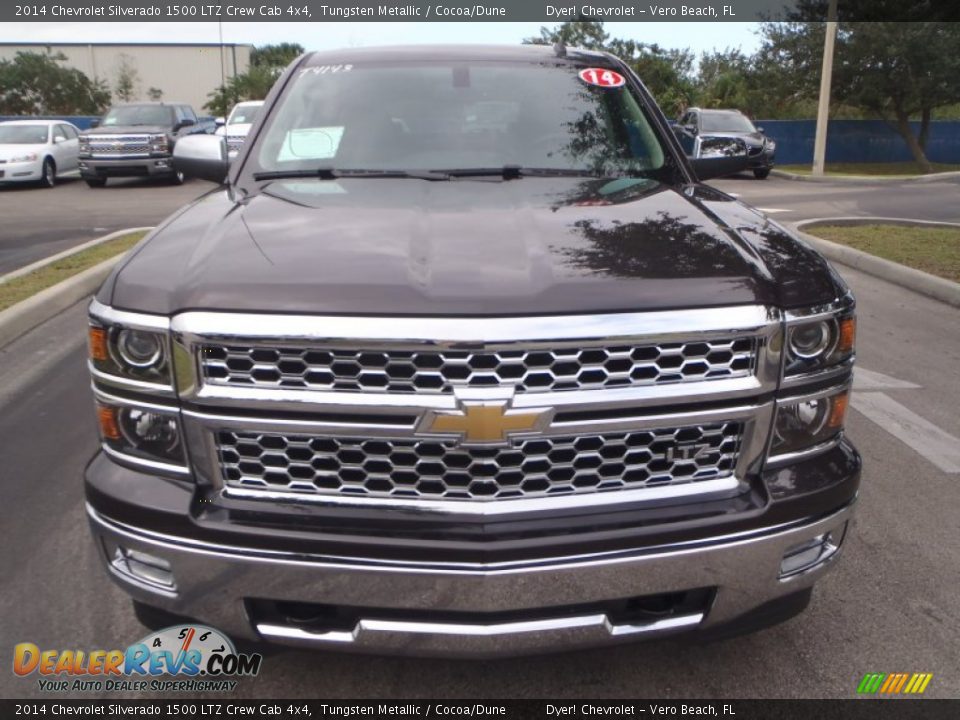 2014 Chevrolet Silverado 1500 LTZ Crew Cab 4x4 Tungsten Metallic / Cocoa/Dune Photo #2