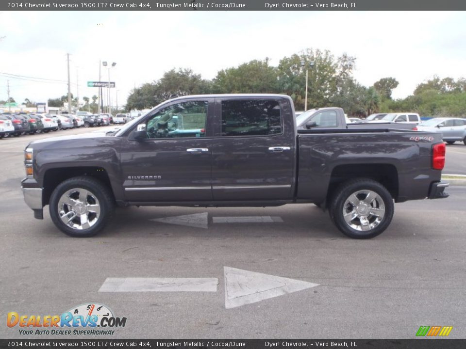 Tungsten Metallic 2014 Chevrolet Silverado 1500 LTZ Crew Cab 4x4 Photo #3