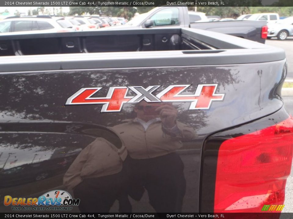 2014 Chevrolet Silverado 1500 LTZ Crew Cab 4x4 Tungsten Metallic / Cocoa/Dune Photo #4