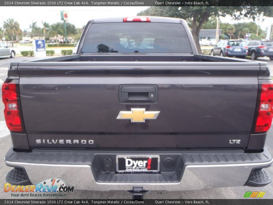 2014 Chevrolet Silverado 1500 LTZ Crew Cab 4x4 Tungsten Metallic / Cocoa/Dune Photo #5