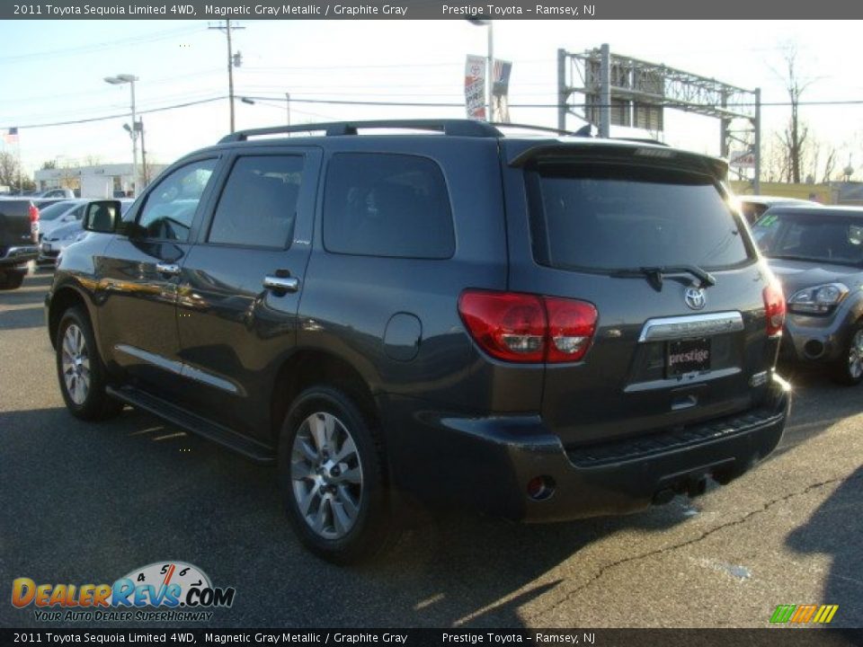 2011 Toyota Sequoia Limited 4WD Magnetic Gray Metallic / Graphite Gray Photo #4