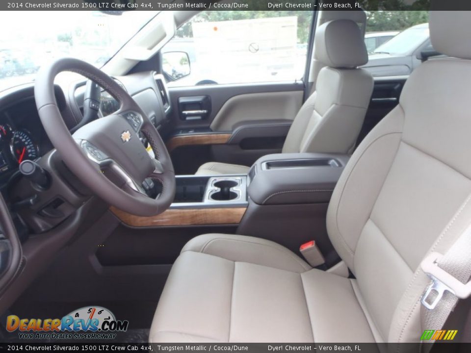 Front Seat of 2014 Chevrolet Silverado 1500 LTZ Crew Cab 4x4 Photo #15