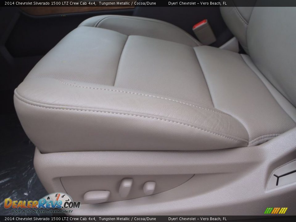 2014 Chevrolet Silverado 1500 LTZ Crew Cab 4x4 Tungsten Metallic / Cocoa/Dune Photo #16