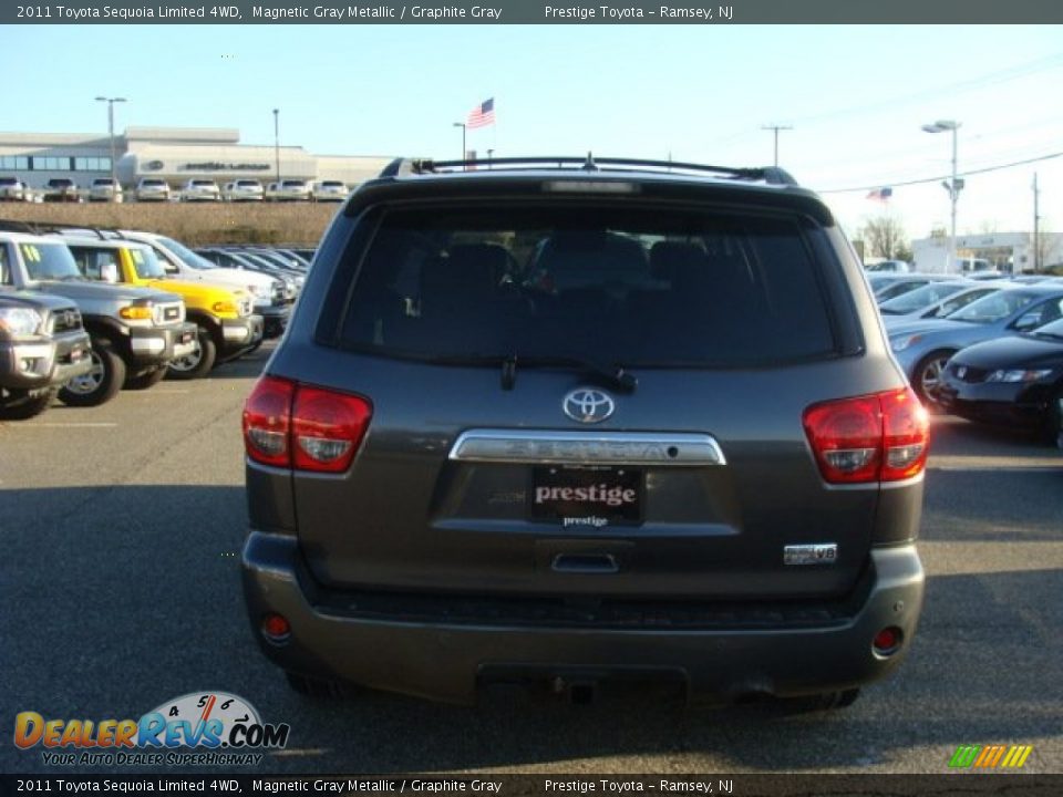 2011 Toyota Sequoia Limited 4WD Magnetic Gray Metallic / Graphite Gray Photo #5