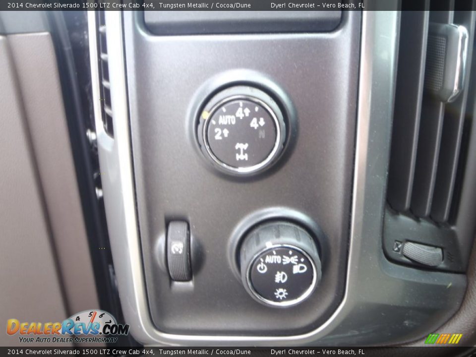 2014 Chevrolet Silverado 1500 LTZ Crew Cab 4x4 Tungsten Metallic / Cocoa/Dune Photo #17