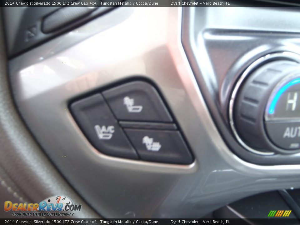 2014 Chevrolet Silverado 1500 LTZ Crew Cab 4x4 Tungsten Metallic / Cocoa/Dune Photo #21