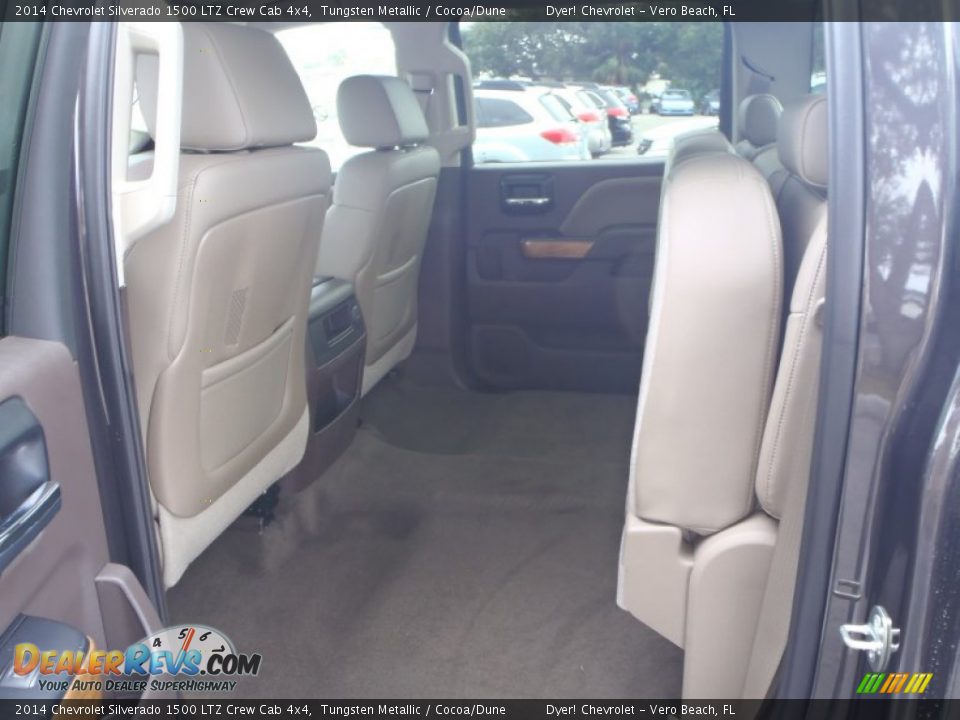 2014 Chevrolet Silverado 1500 LTZ Crew Cab 4x4 Tungsten Metallic / Cocoa/Dune Photo #24