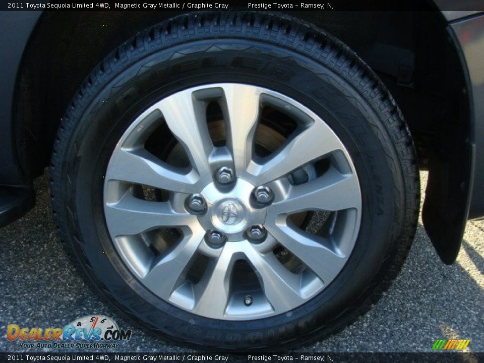 2011 Toyota Sequoia Limited 4WD Magnetic Gray Metallic / Graphite Gray Photo #14