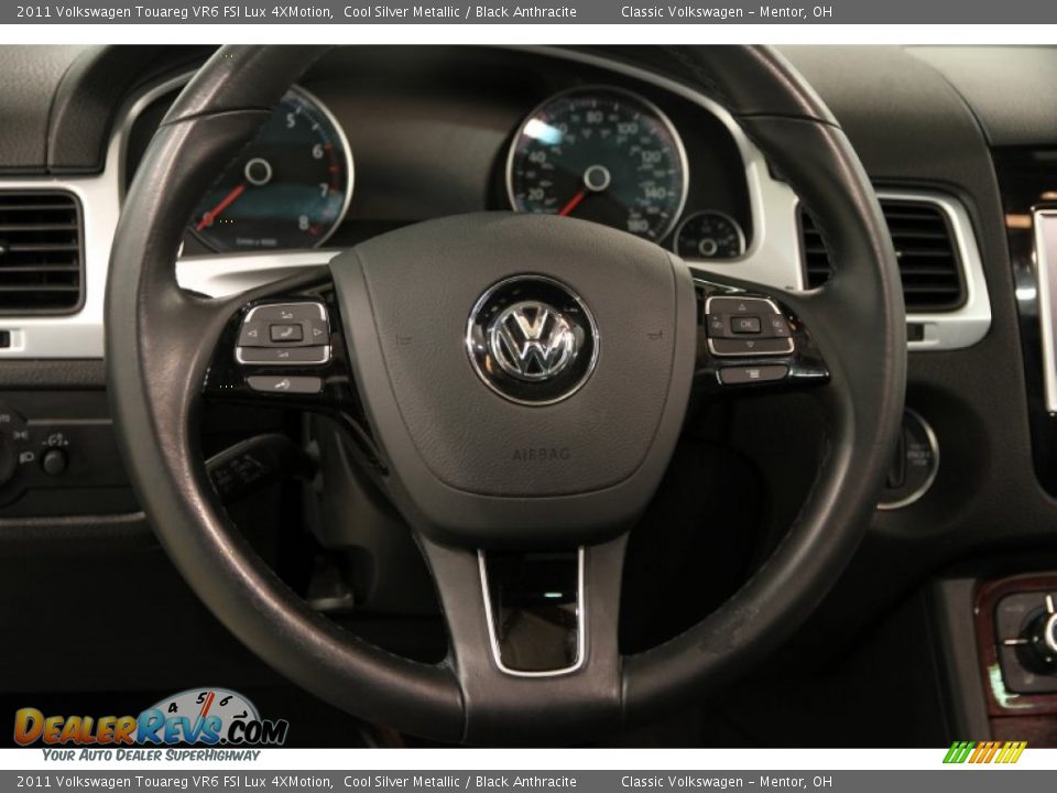 2011 Volkswagen Touareg VR6 FSI Lux 4XMotion Cool Silver Metallic / Black Anthracite Photo #6