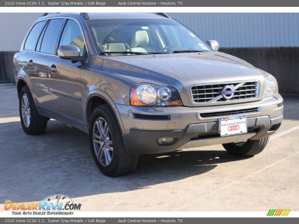 2010 Volvo XC90 3.2 Oyster Gray Metallic / Soft Beige Photo #1