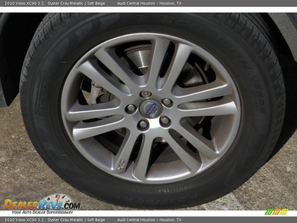 2010 Volvo XC90 3.2 Oyster Gray Metallic / Soft Beige Photo #5