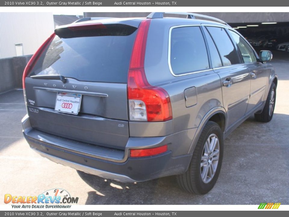 2010 Volvo XC90 3.2 Oyster Gray Metallic / Soft Beige Photo #8