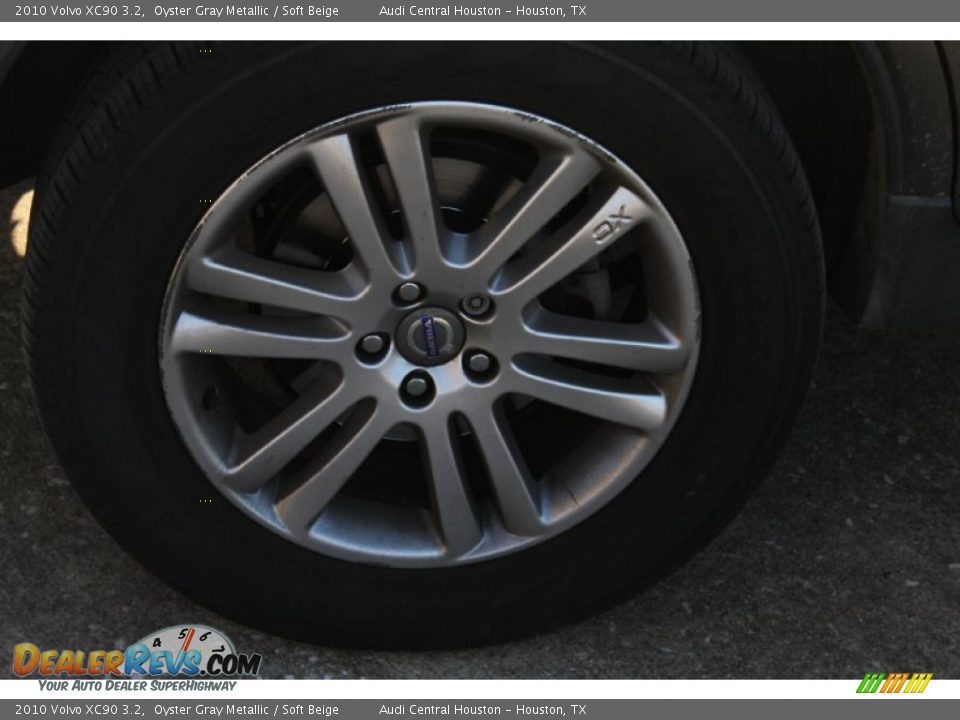 2010 Volvo XC90 3.2 Oyster Gray Metallic / Soft Beige Photo #9