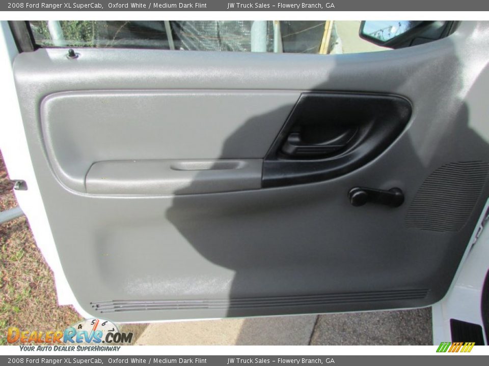 2008 Ford Ranger XL SuperCab Oxford White / Medium Dark Flint Photo #14