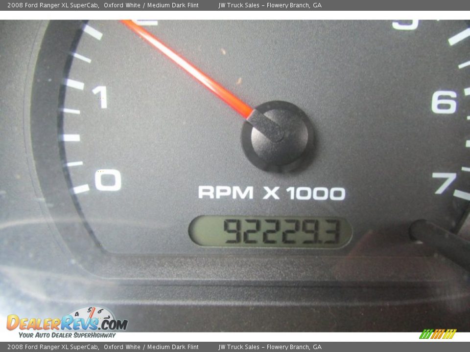 2008 Ford Ranger XL SuperCab Oxford White / Medium Dark Flint Photo #22