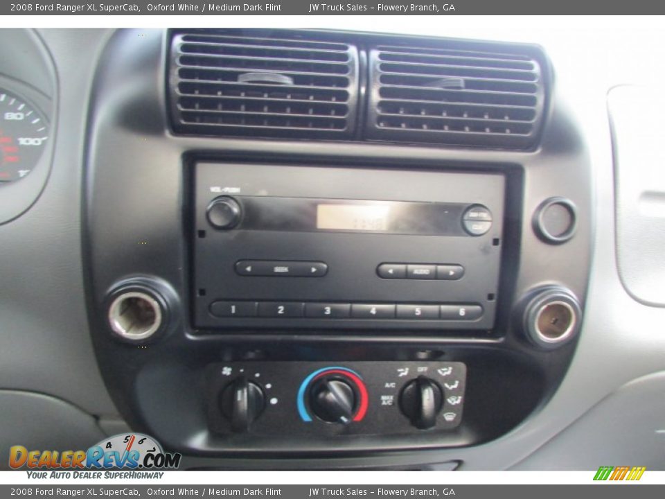 2008 Ford Ranger XL SuperCab Oxford White / Medium Dark Flint Photo #24