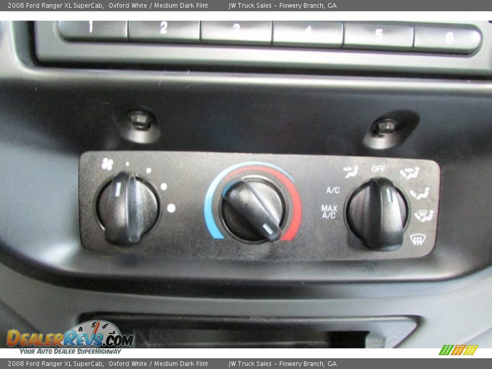 2008 Ford Ranger XL SuperCab Oxford White / Medium Dark Flint Photo #26