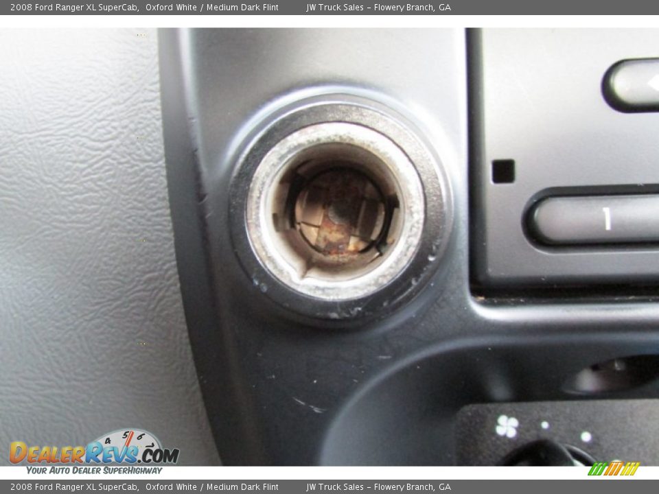 2008 Ford Ranger XL SuperCab Oxford White / Medium Dark Flint Photo #27