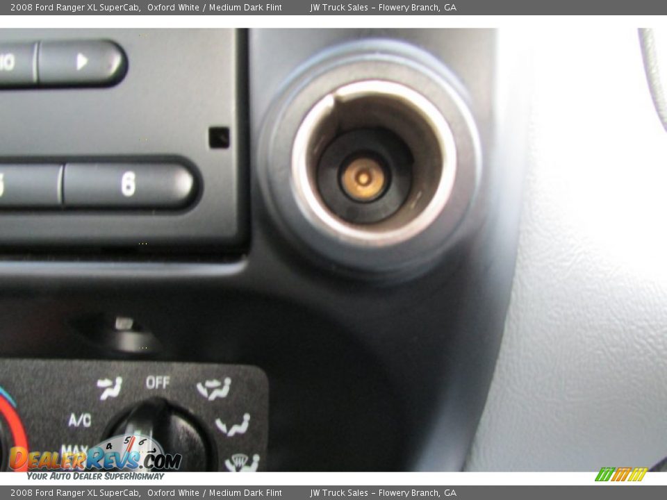 2008 Ford Ranger XL SuperCab Oxford White / Medium Dark Flint Photo #28
