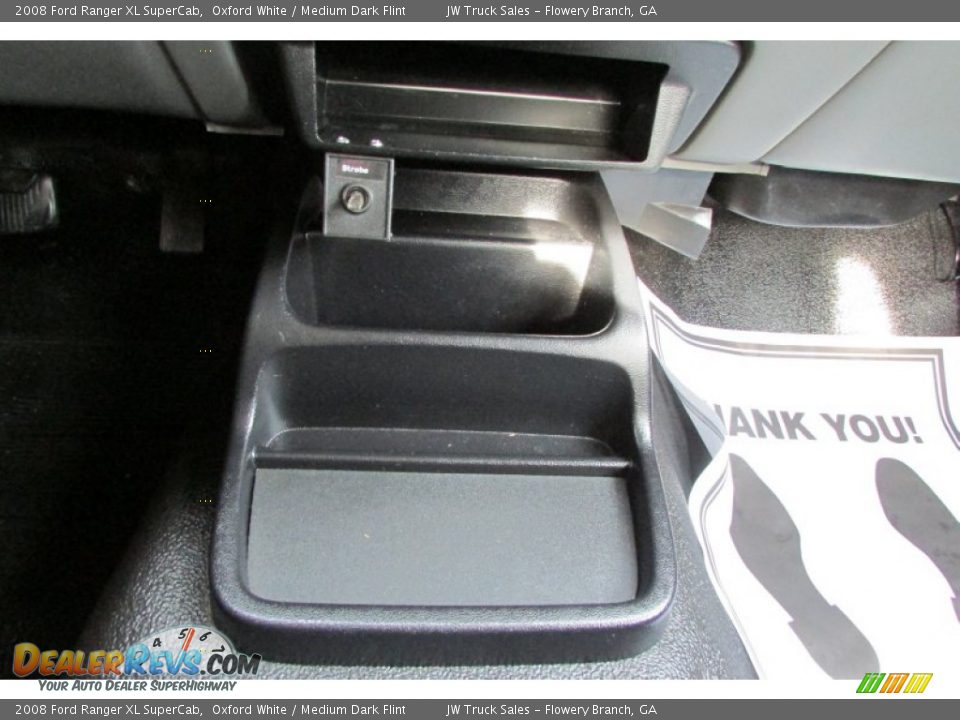 2008 Ford Ranger XL SuperCab Oxford White / Medium Dark Flint Photo #29