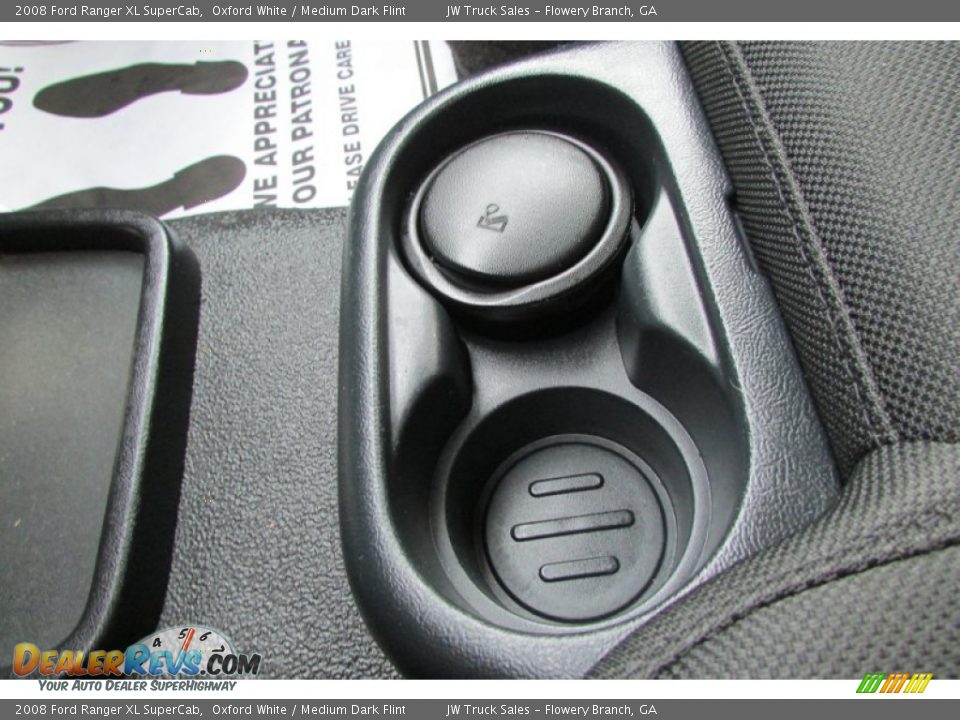 2008 Ford Ranger XL SuperCab Oxford White / Medium Dark Flint Photo #31