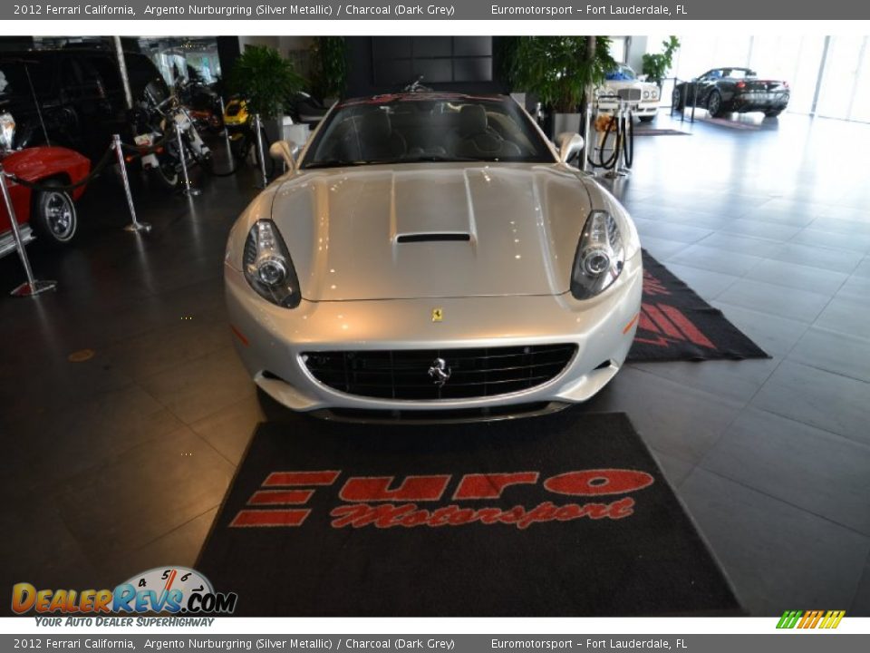 2012 Ferrari California Argento Nurburgring (Silver Metallic) / Charcoal (Dark Grey) Photo #4