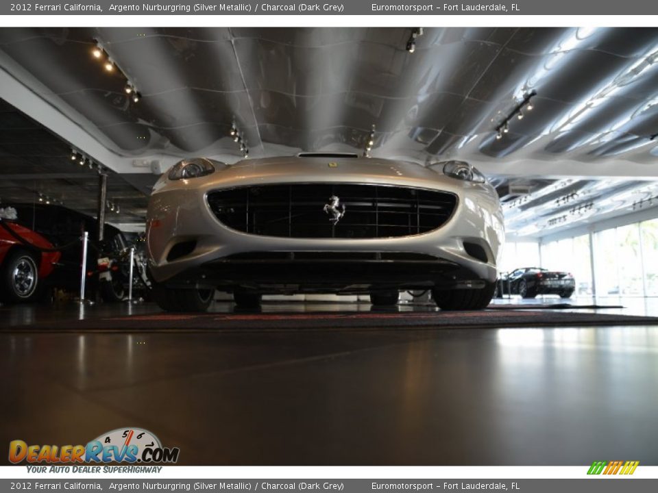 2012 Ferrari California Argento Nurburgring (Silver Metallic) / Charcoal (Dark Grey) Photo #6