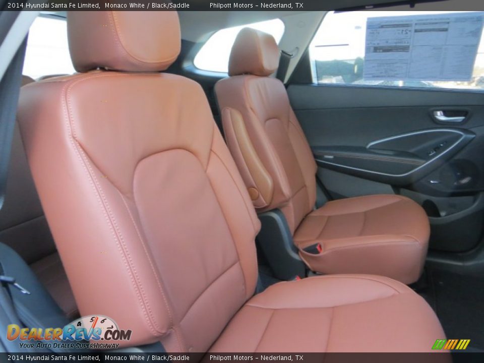 Rear Seat of 2014 Hyundai Santa Fe Limited Photo #21