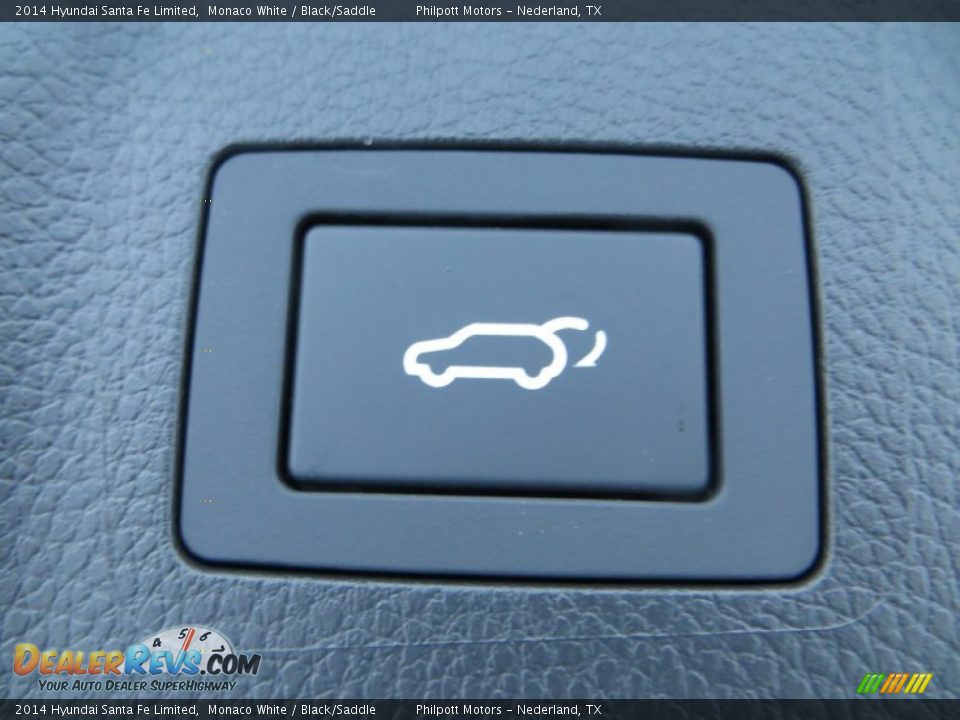 2014 Hyundai Santa Fe Limited Monaco White / Black/Saddle Photo #27
