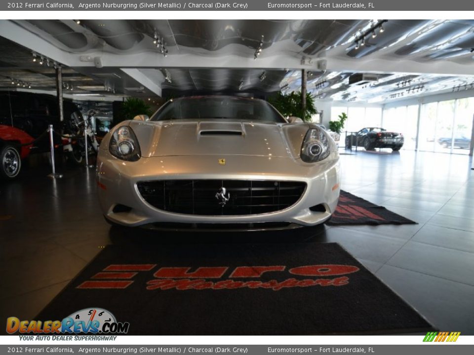 2012 Ferrari California Argento Nurburgring (Silver Metallic) / Charcoal (Dark Grey) Photo #17