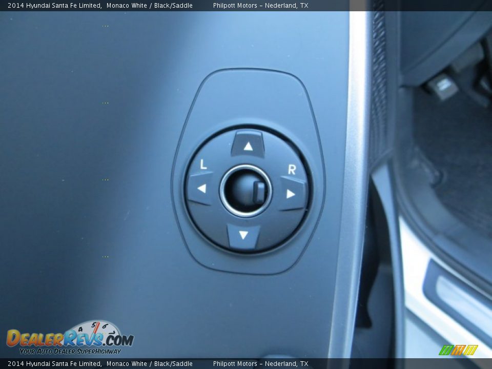 2014 Hyundai Santa Fe Limited Monaco White / Black/Saddle Photo #30