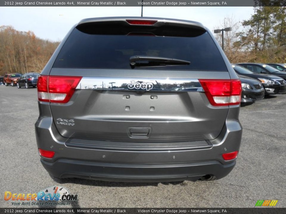 2012 Jeep Grand Cherokee Laredo 4x4 Mineral Gray Metallic / Black Photo #6
