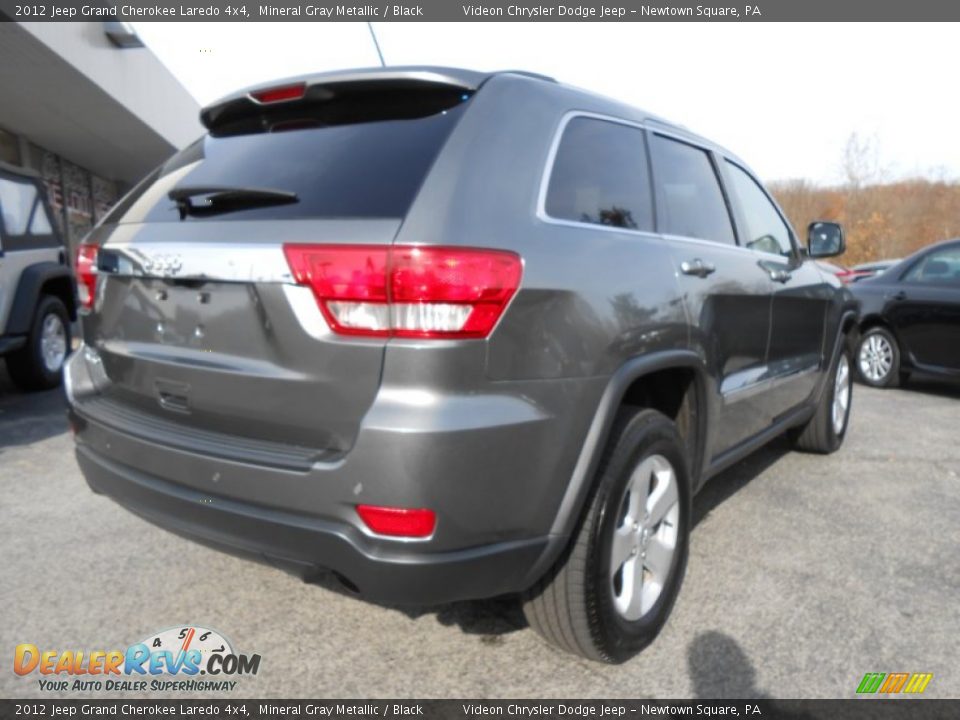 2012 Jeep Grand Cherokee Laredo 4x4 Mineral Gray Metallic / Black Photo #7