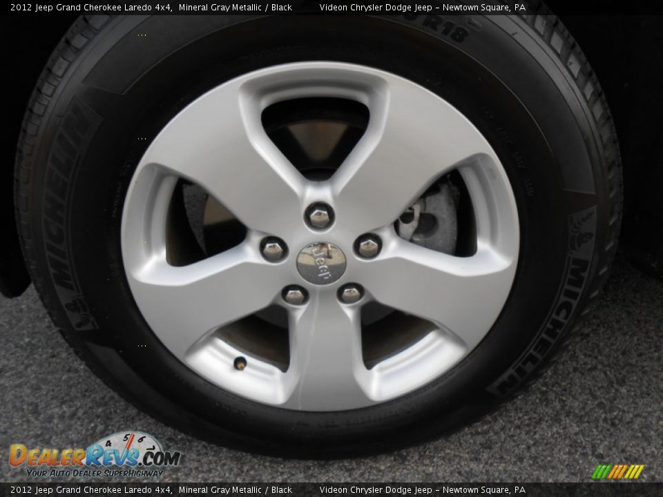 2012 Jeep Grand Cherokee Laredo 4x4 Mineral Gray Metallic / Black Photo #21