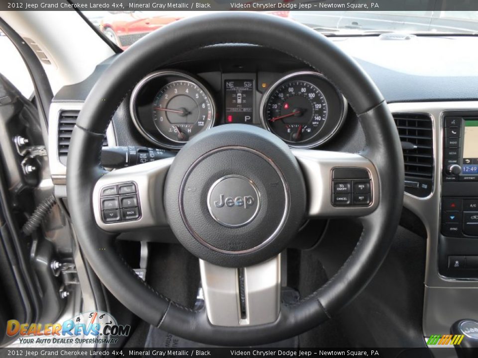 2012 Jeep Grand Cherokee Laredo 4x4 Mineral Gray Metallic / Black Photo #24