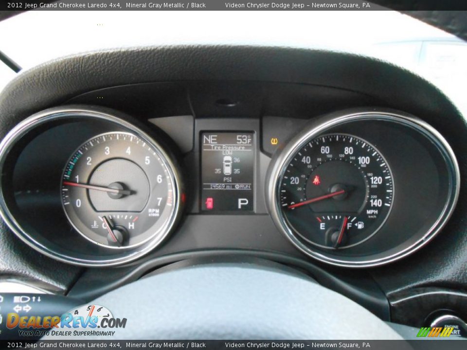 2012 Jeep Grand Cherokee Laredo 4x4 Mineral Gray Metallic / Black Photo #25
