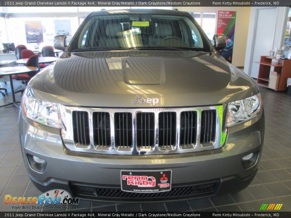 2011 Jeep Grand Cherokee Laredo X Package 4x4 Mineral Gray Metallic / Dark Graystone/Medium Graystone Photo #2