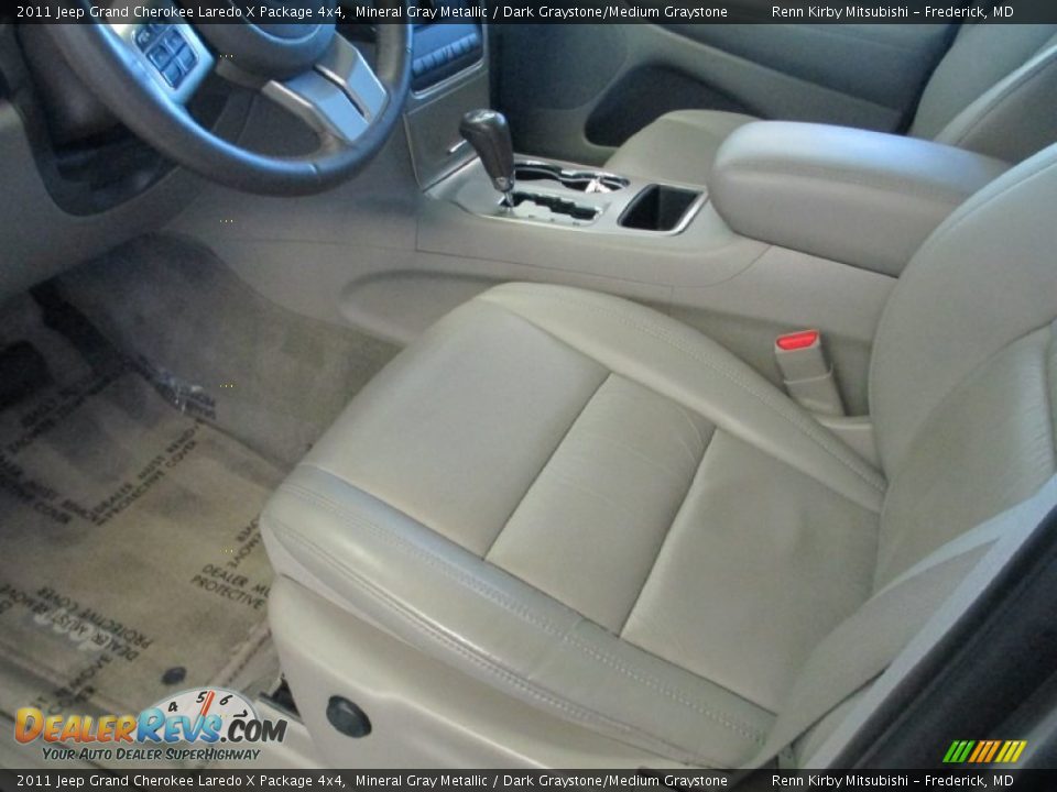 2011 Jeep Grand Cherokee Laredo X Package 4x4 Mineral Gray Metallic / Dark Graystone/Medium Graystone Photo #15