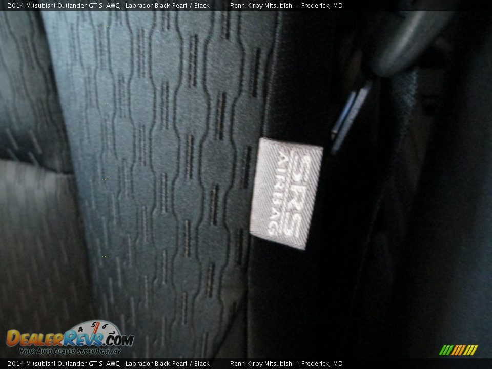 2014 Mitsubishi Outlander GT S-AWC Labrador Black Pearl / Black Photo #14
