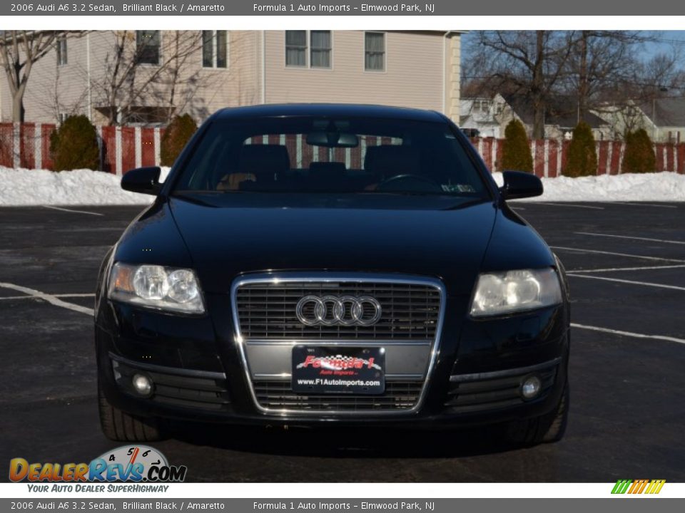 2006 Audi A6 3.2 Sedan Brilliant Black / Amaretto Photo #2