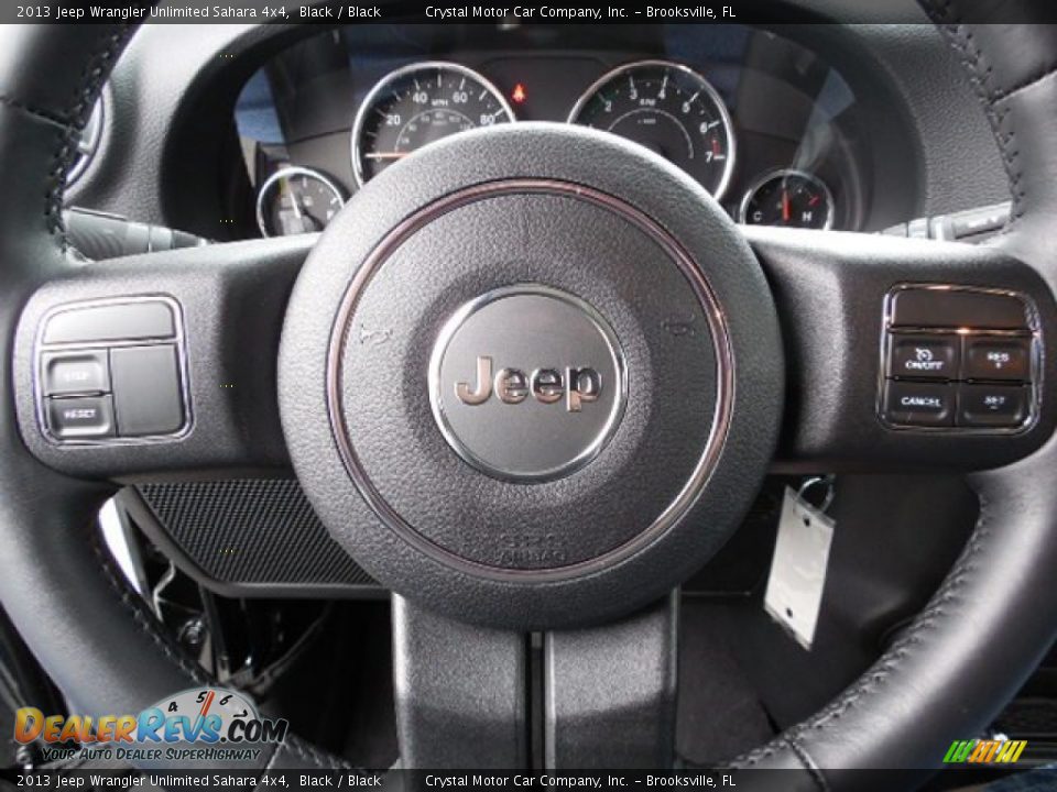 2013 Jeep Wrangler Unlimited Sahara 4x4 Black / Black Photo #23