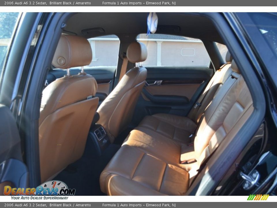 2006 Audi A6 3.2 Sedan Brilliant Black / Amaretto Photo #10