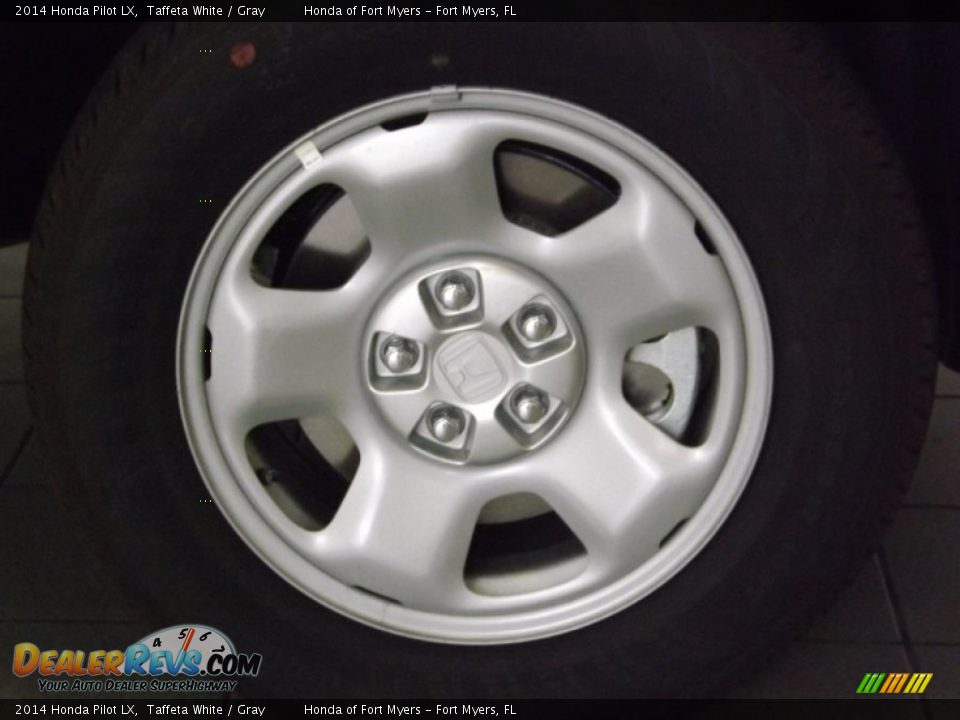 2014 Honda Pilot LX Taffeta White / Gray Photo #3