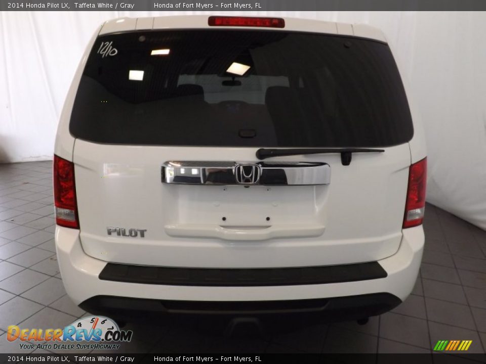 2014 Honda Pilot LX Taffeta White / Gray Photo #7