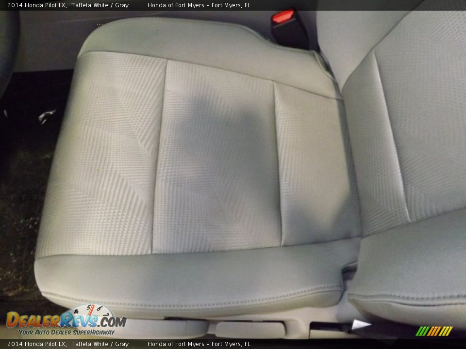 2014 Honda Pilot LX Taffeta White / Gray Photo #11