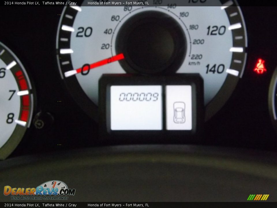 2014 Honda Pilot LX Taffeta White / Gray Photo #18