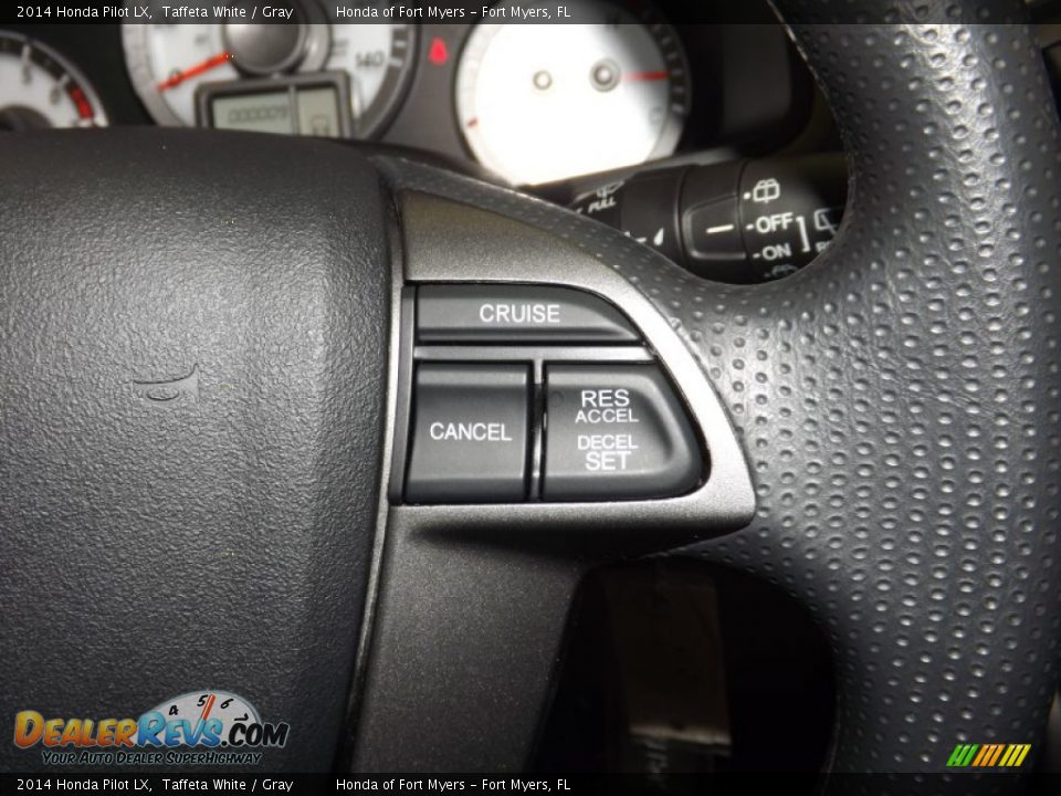 2014 Honda Pilot LX Taffeta White / Gray Photo #20