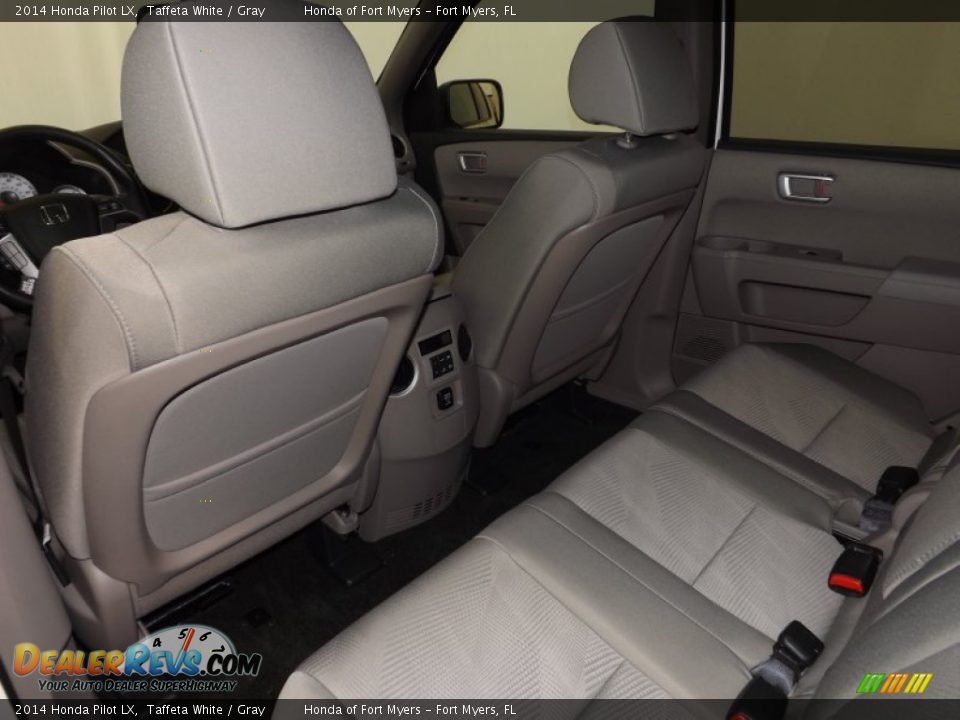 2014 Honda Pilot LX Taffeta White / Gray Photo #22