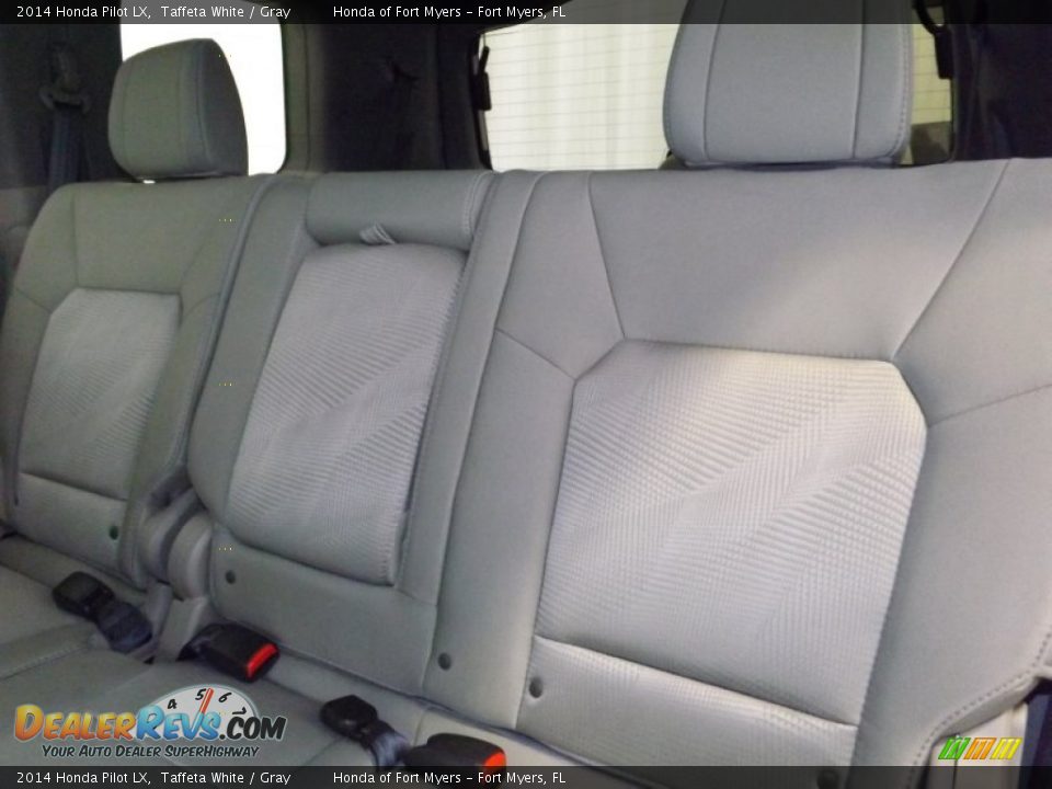 2014 Honda Pilot LX Taffeta White / Gray Photo #23